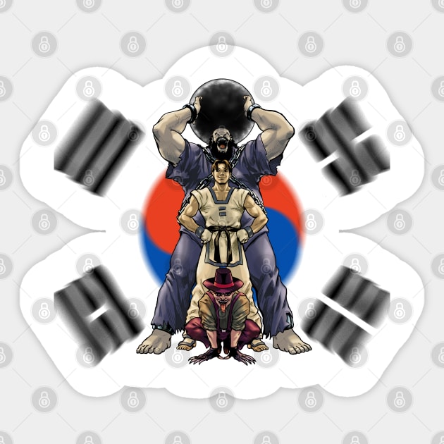 KoF Korea Team Sticker by MatiasSotoLopez